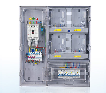 单相四表位(插卡式)电表箱