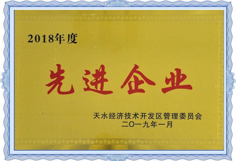 2018年度先进企业